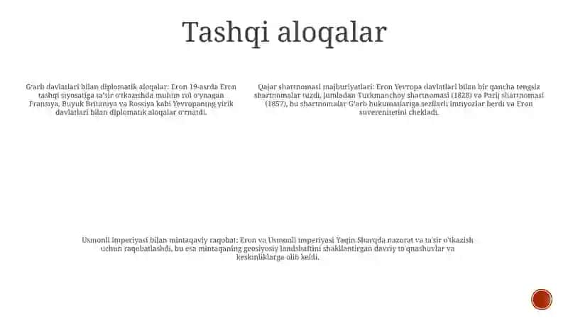 19-Asrda Eron Islom Respublikasi 4