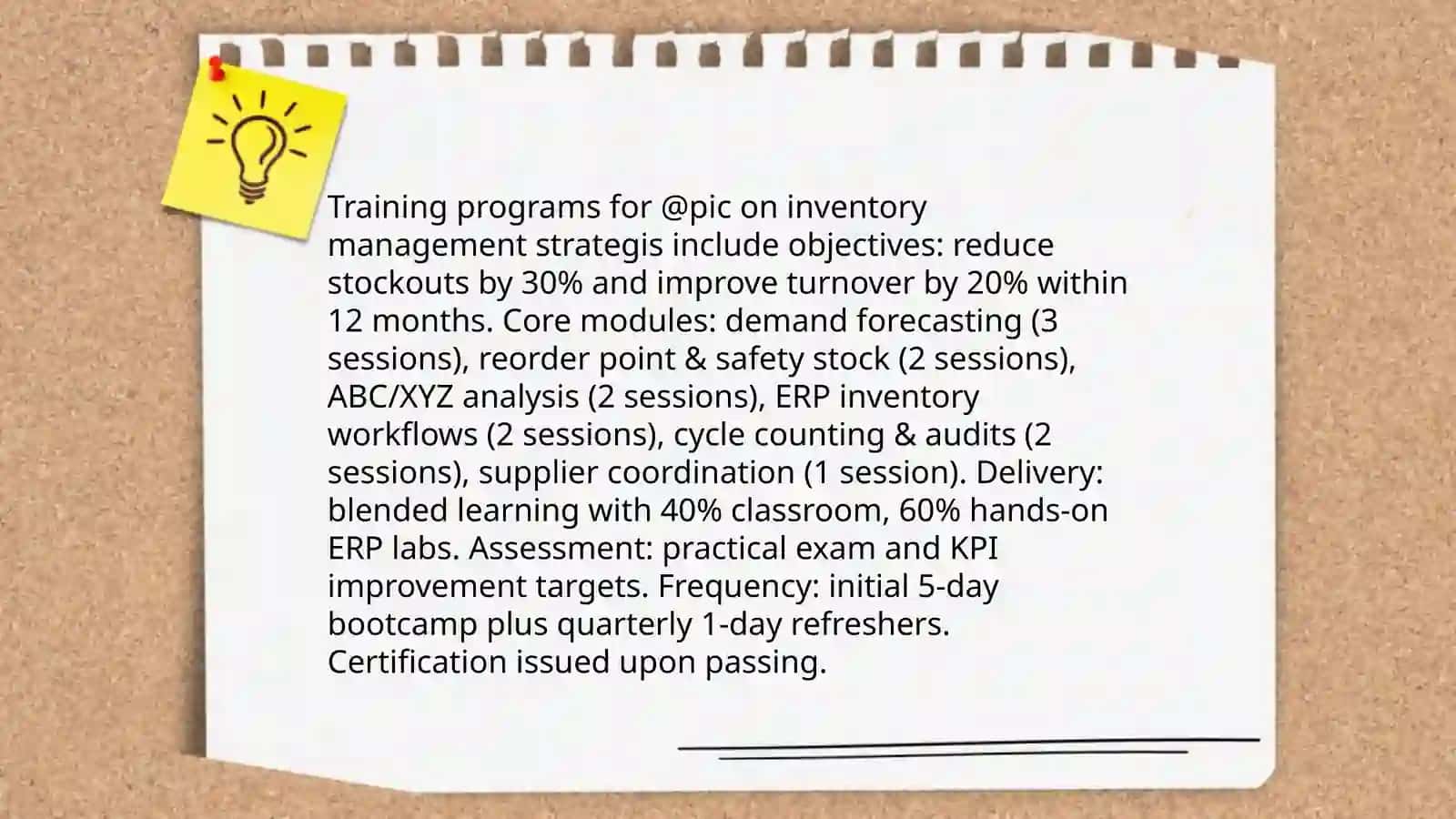 Inventory management strategis 4
