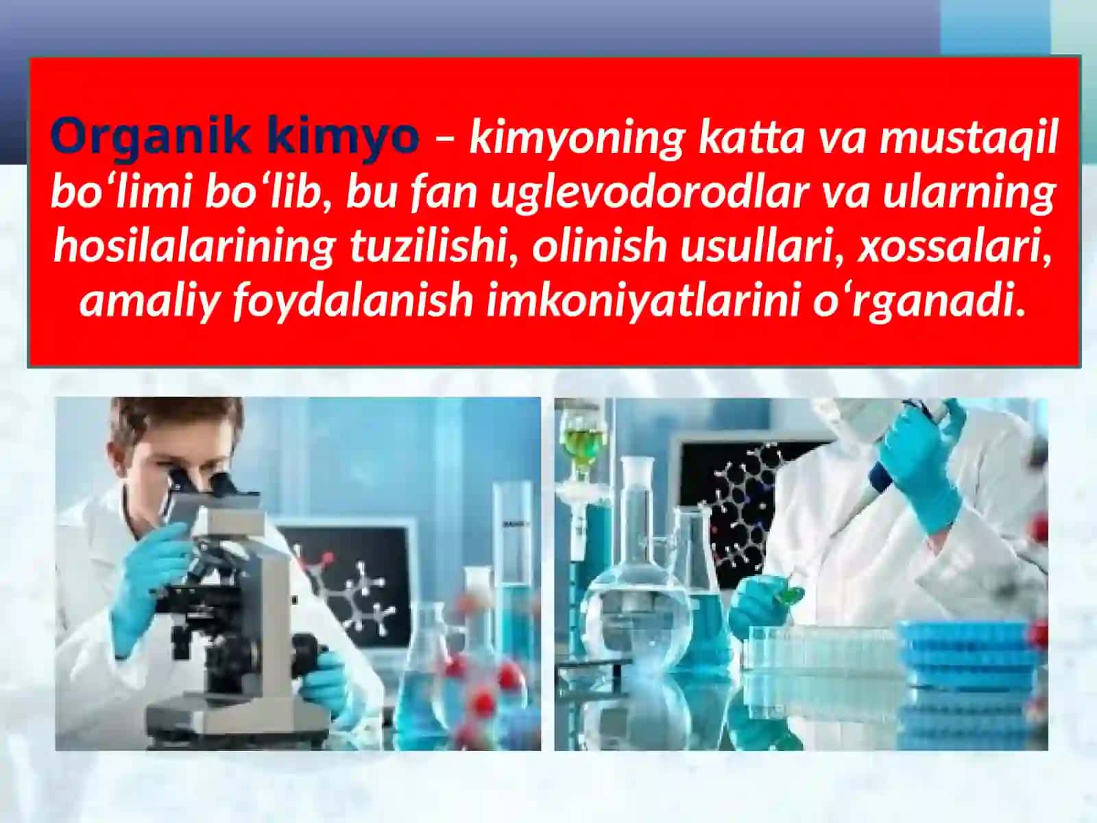 Organikkimyo Tarixi 4
