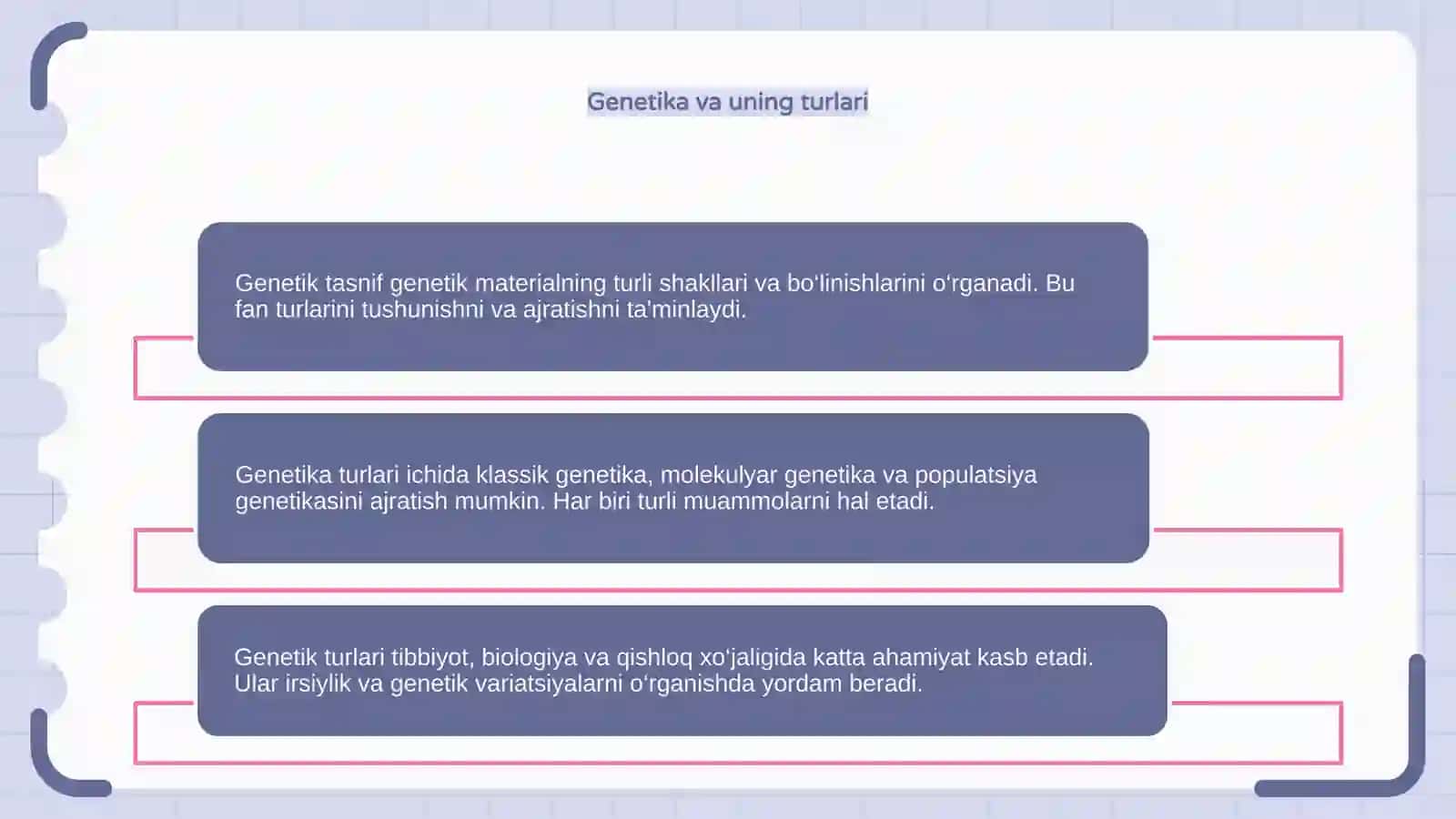 Genetik tasnif 4
