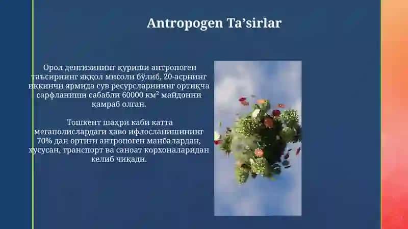 Odamlar va biosfera odam ekologiyasi 4