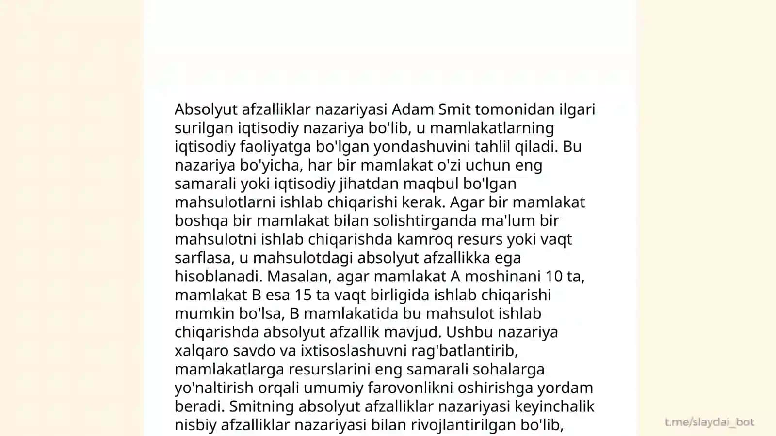 Xalqaro savdo nazariyasi 4