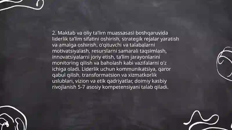 Taʼlim muassasasi menejmenti 4