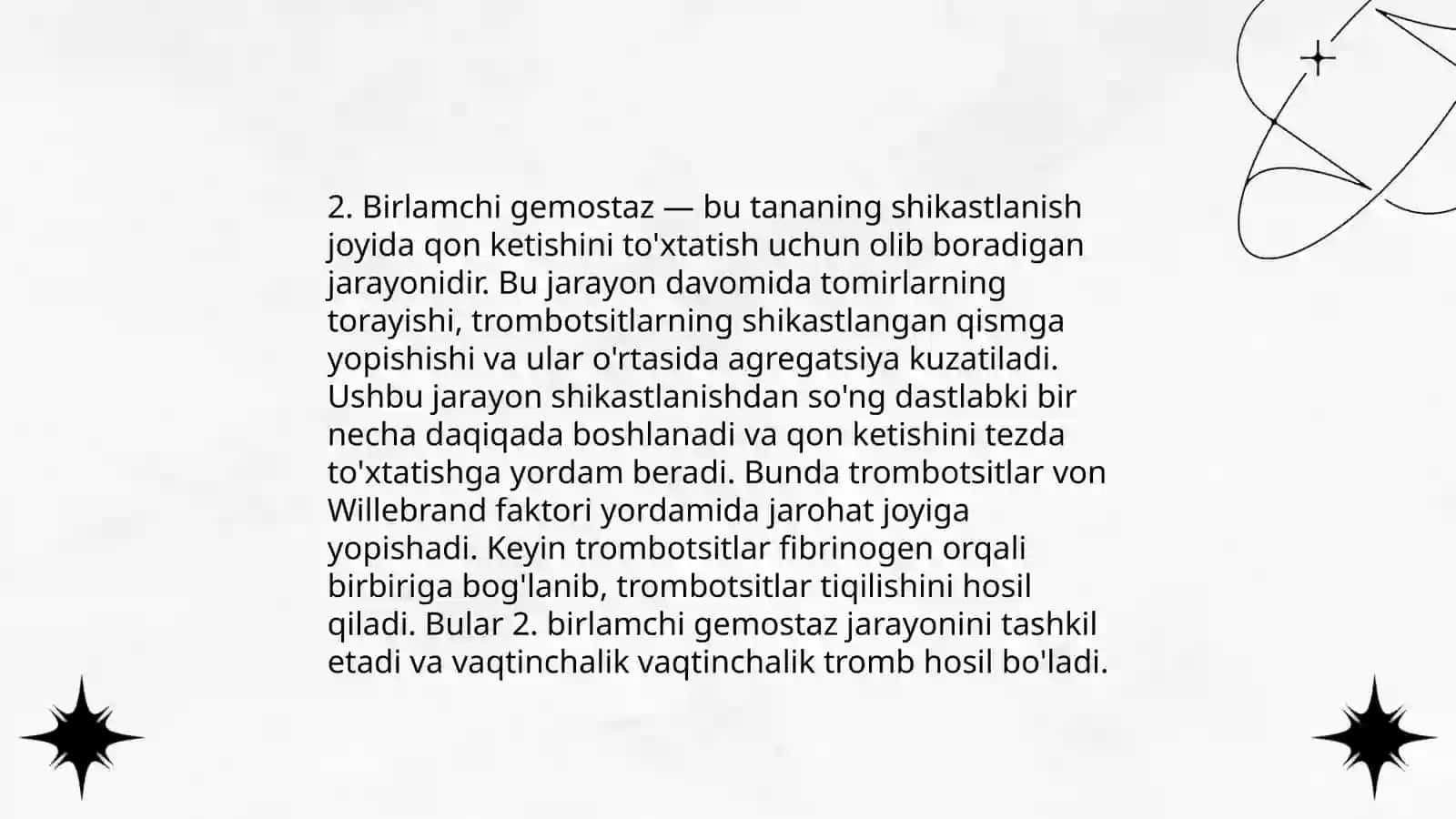 Gemostaz mexanizmlari va uning patologiyasi 4