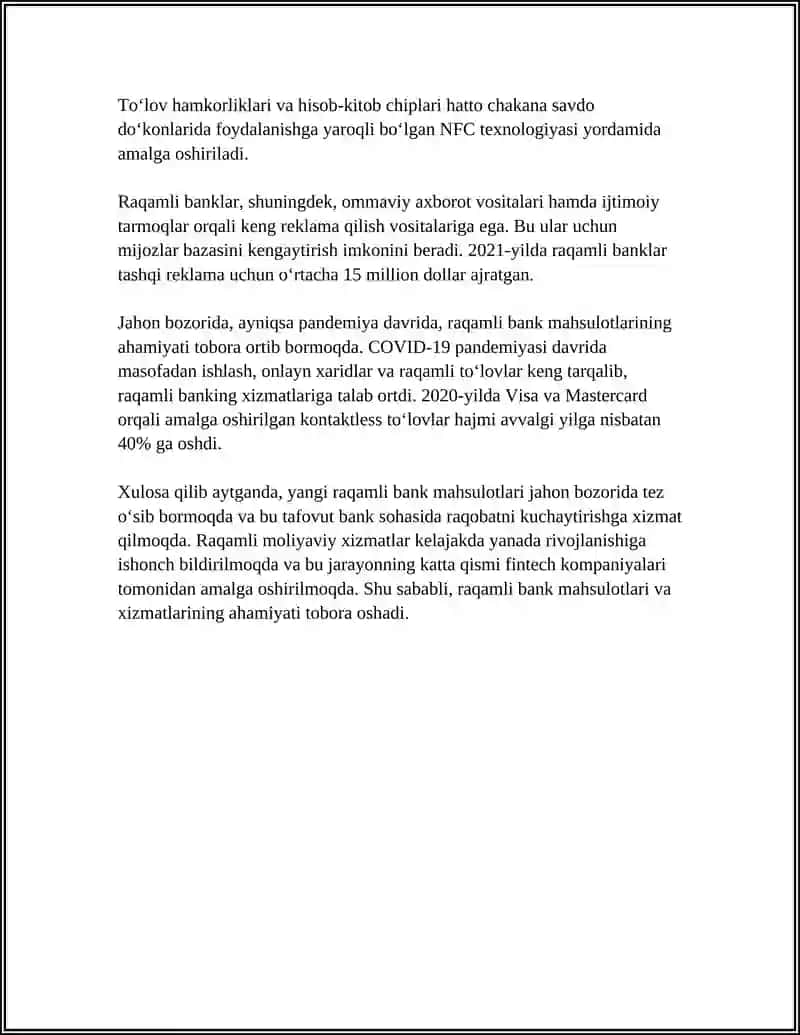 Yangi raqamli bank mahsuloti konseptsiyasi 4