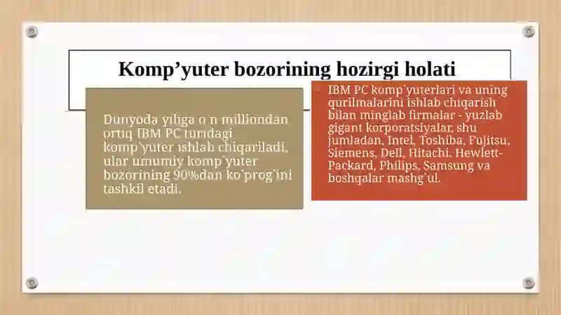 Dasturiy ta'minot va uning rivojlanib borish tendensiyalari.Matn axborotlarini qayta ishlash texnologiyalari 4