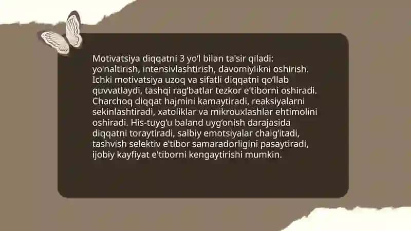 Diqqat Sezgi Idrok 4