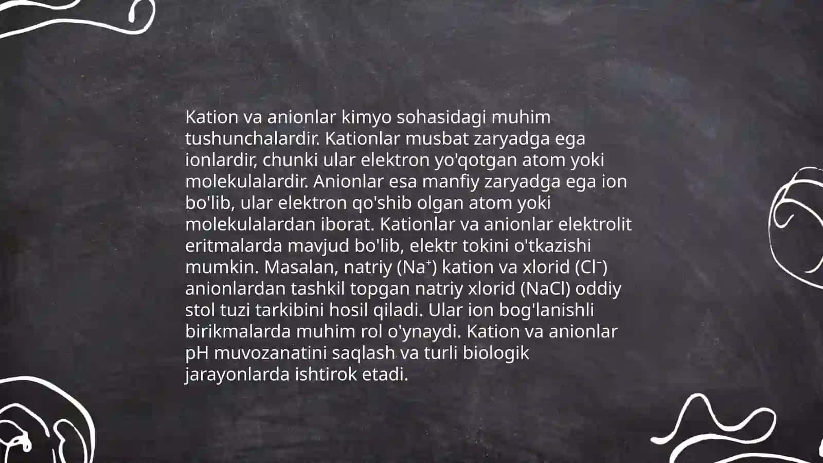 Noorganik ionlar va ularning funksiyalari 4
