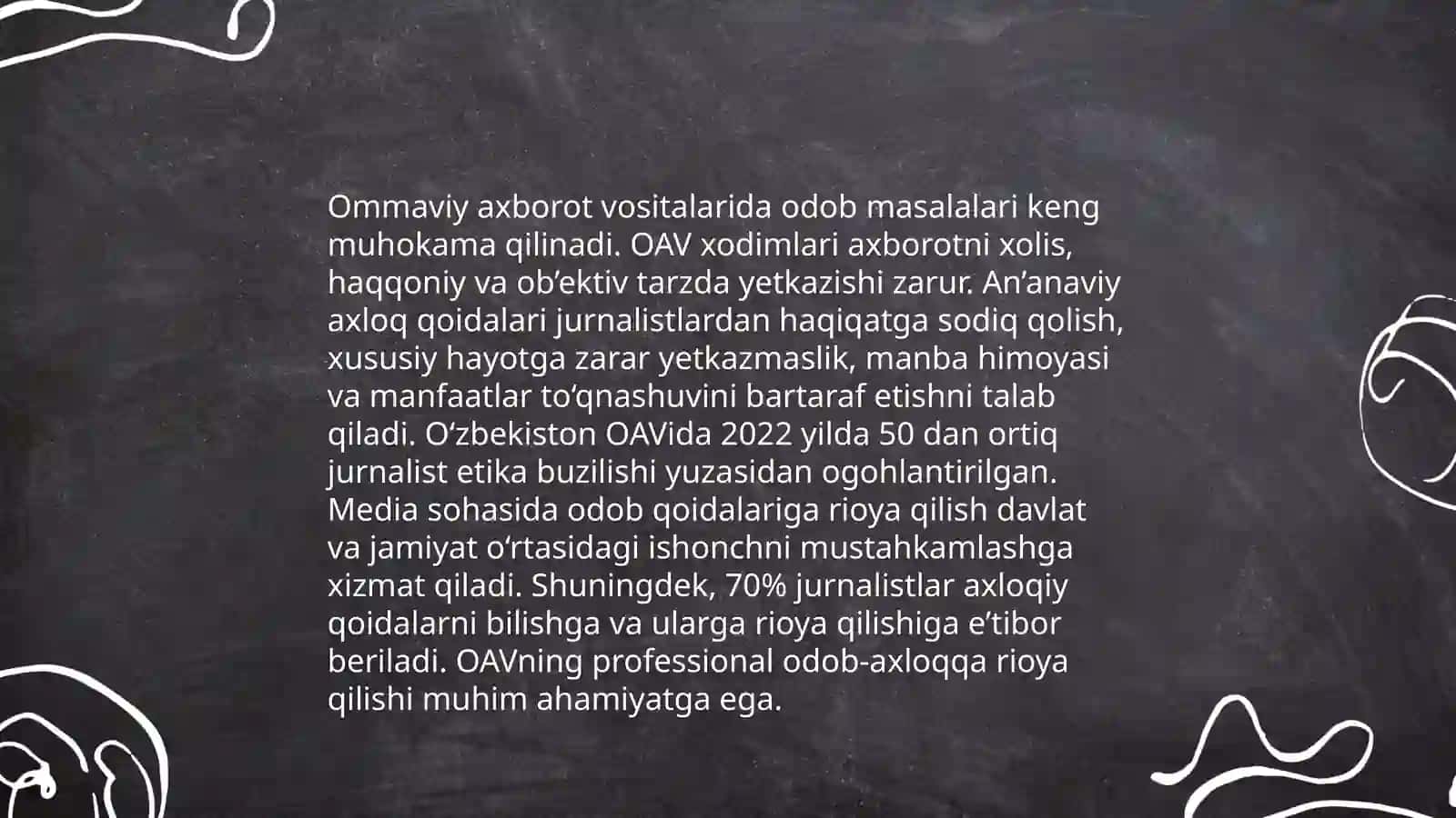 Axloqiy me'yorlar va qoidalar 4