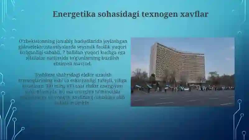 Tabiiy ofatlar bilan bogʻliq texnogen xavflar 4