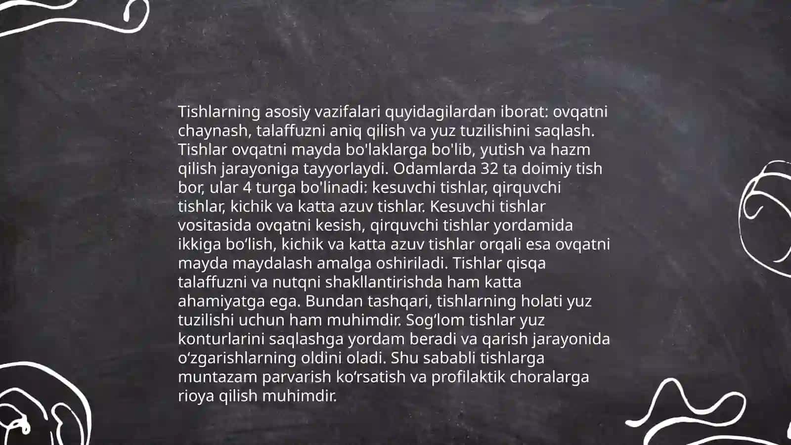 Tish azolari anatomiyasi 4