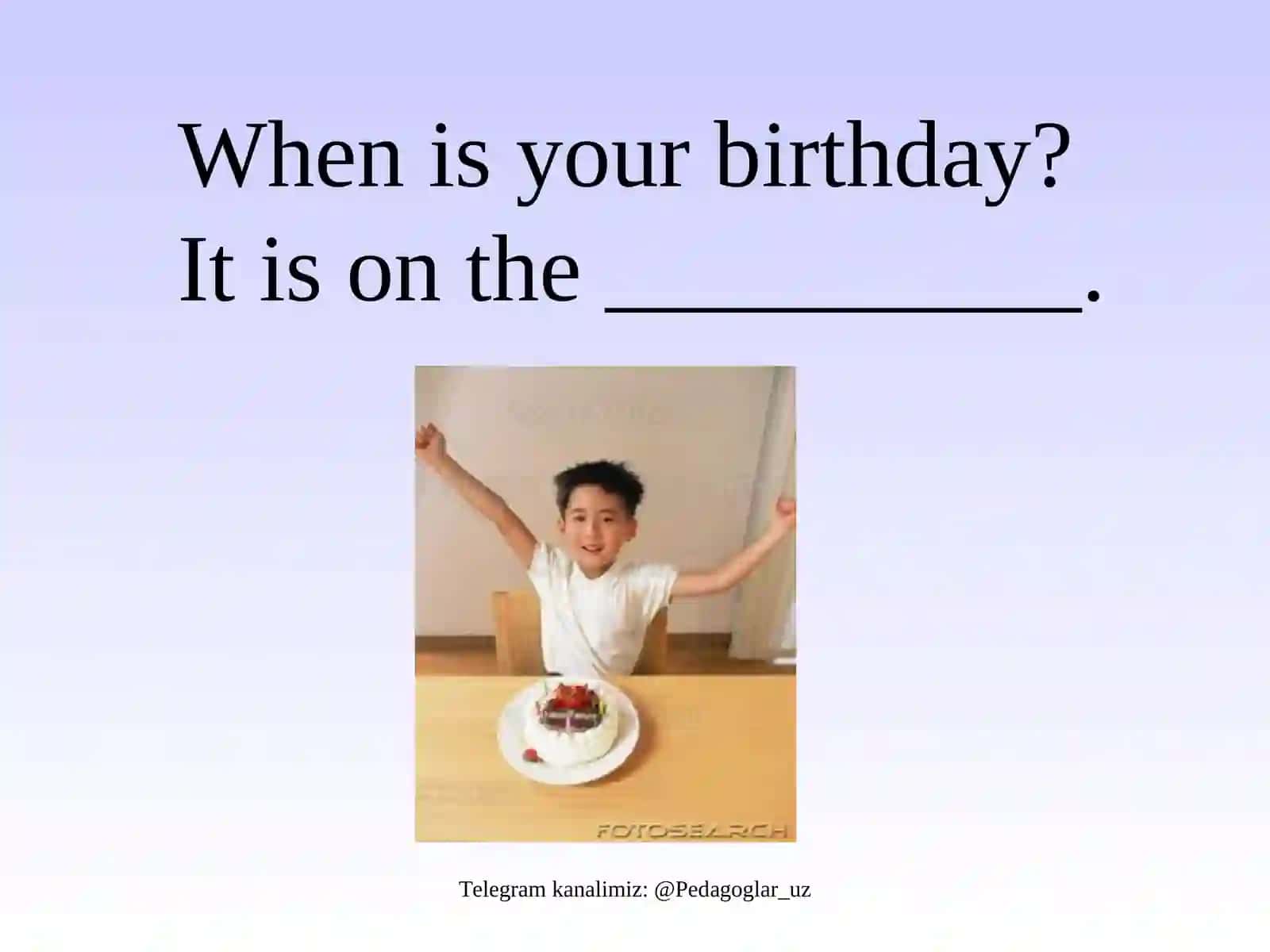 When is your Birthday! 4