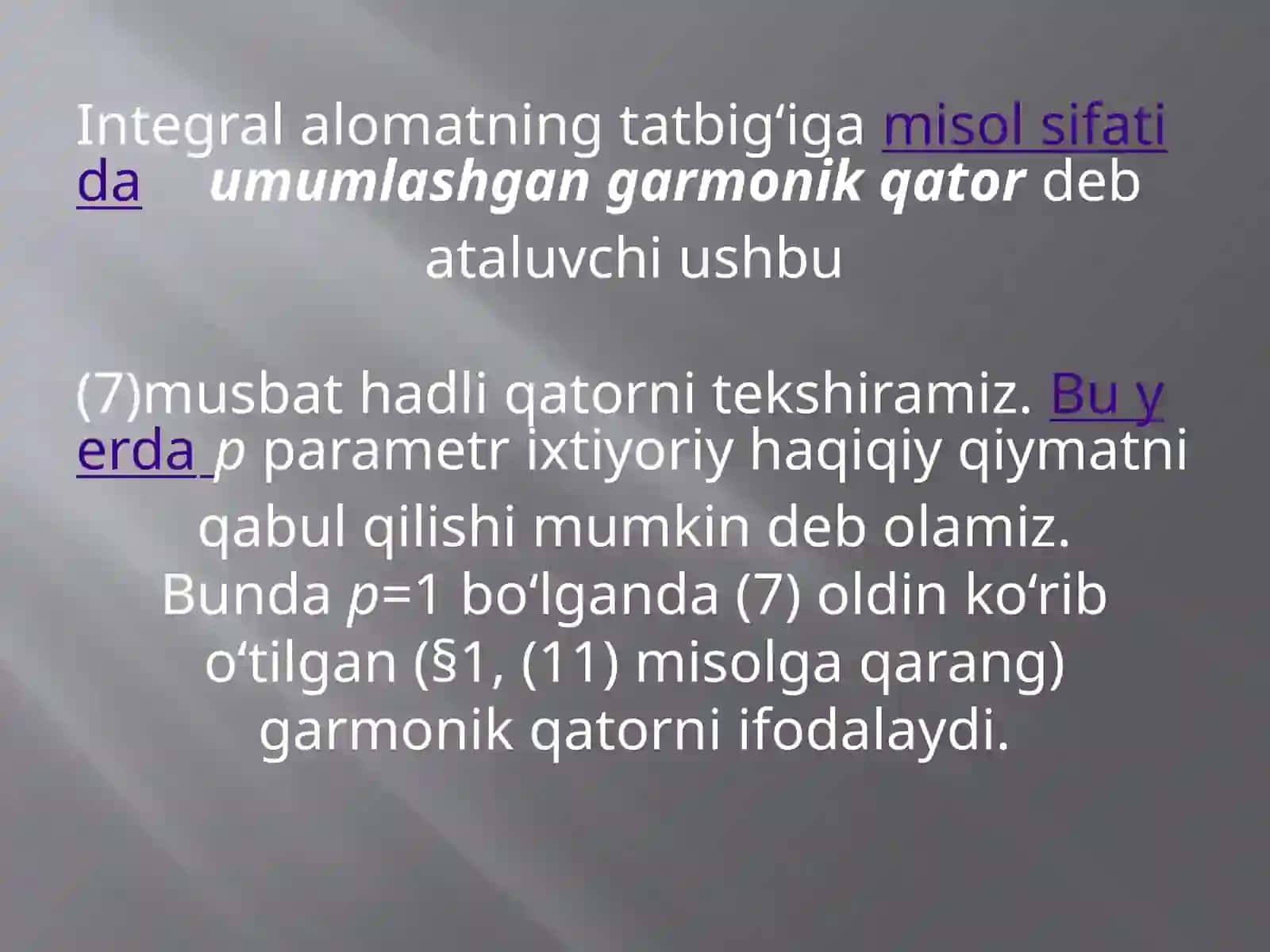 GARMONIK QATOR NIMA? 4