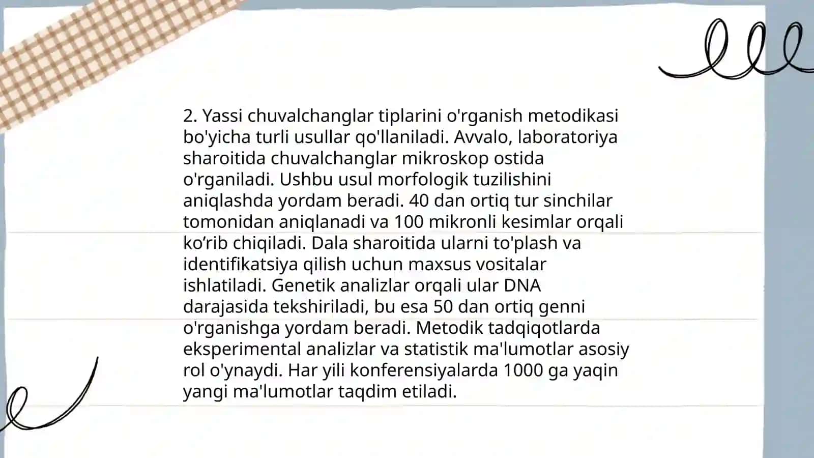 Zoologiya o’qitish metodikasi 4