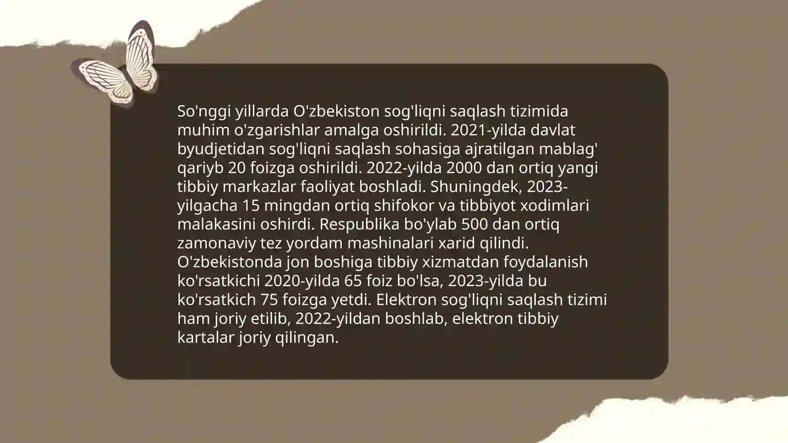 O'zbekiston Respublikasida Ijtimoiy Sahadagi Islohotlar 4