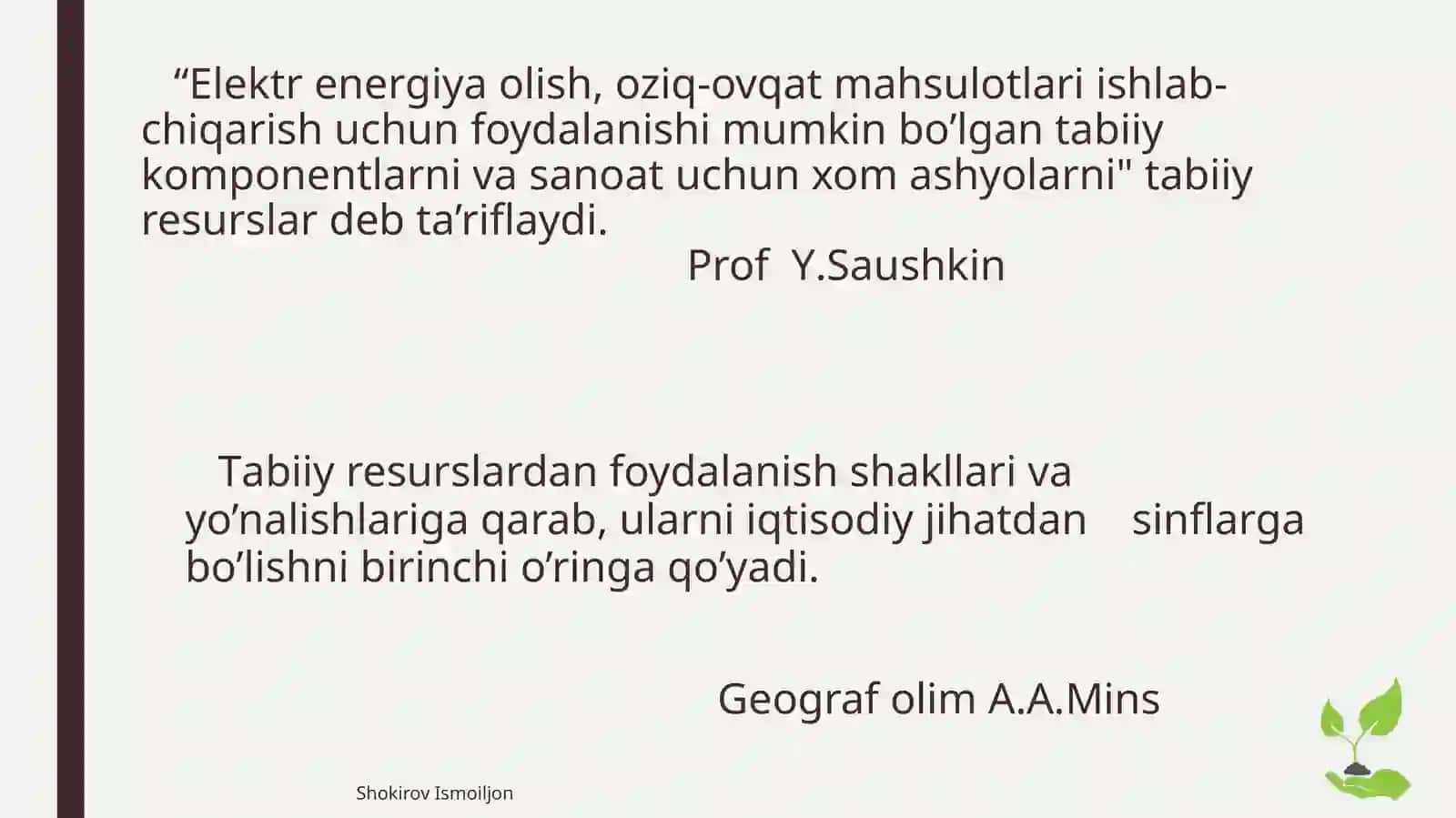 Tabiiy resurslar va ularning ifloslanishi 4