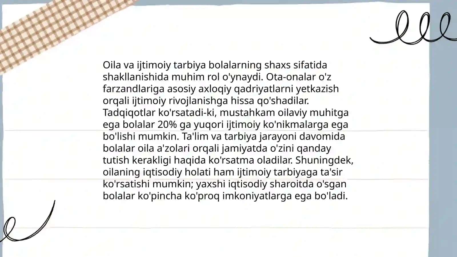 Ijtimoiy tarbiya va shaxsiyatning ijtimoiy shakllanishi 4