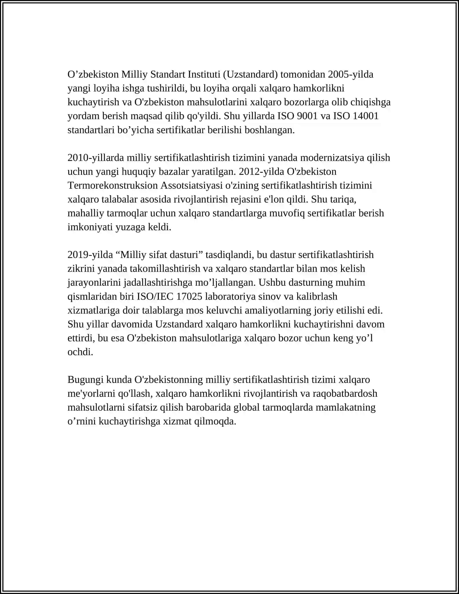 MILLIY SERTIFIKATLASHTIRISH TIZIMI 4