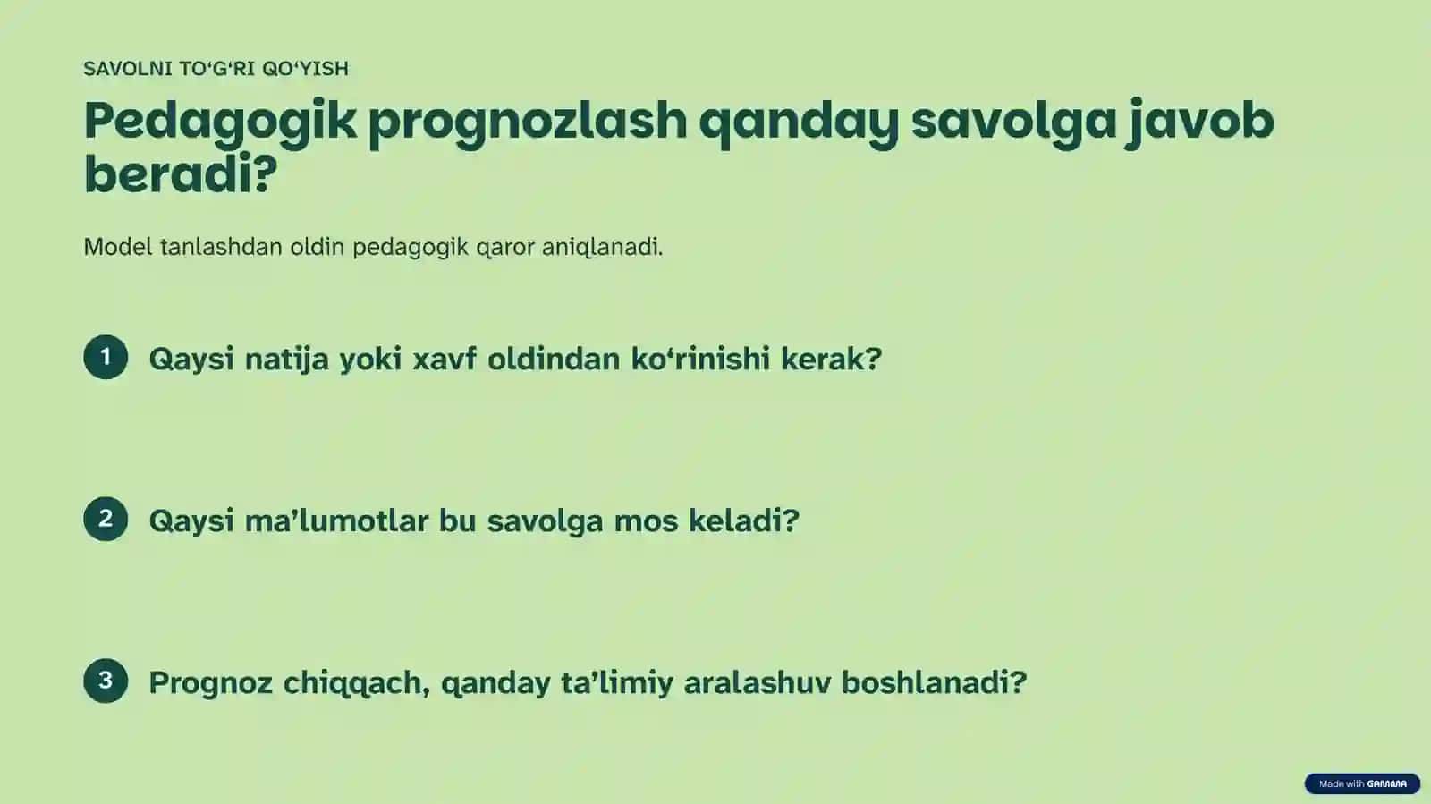 Raqamli ta’limda pedagogik prognozlash 4