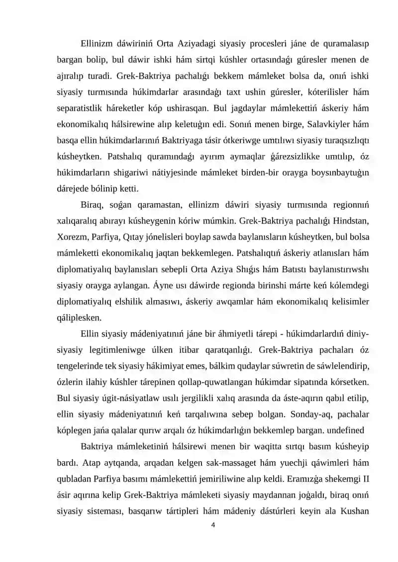 Ellinizm dawirinde Orta Aziya madeniyati 4