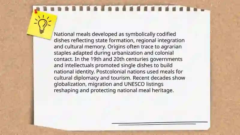 National meals 4