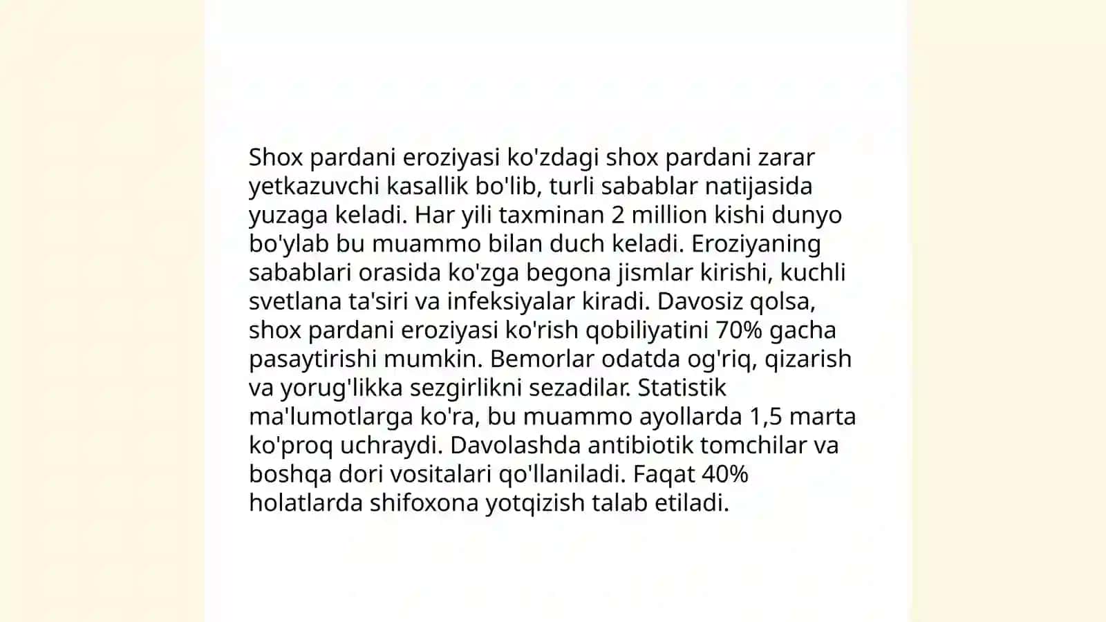Shox parda va sklera kasalliklari 4