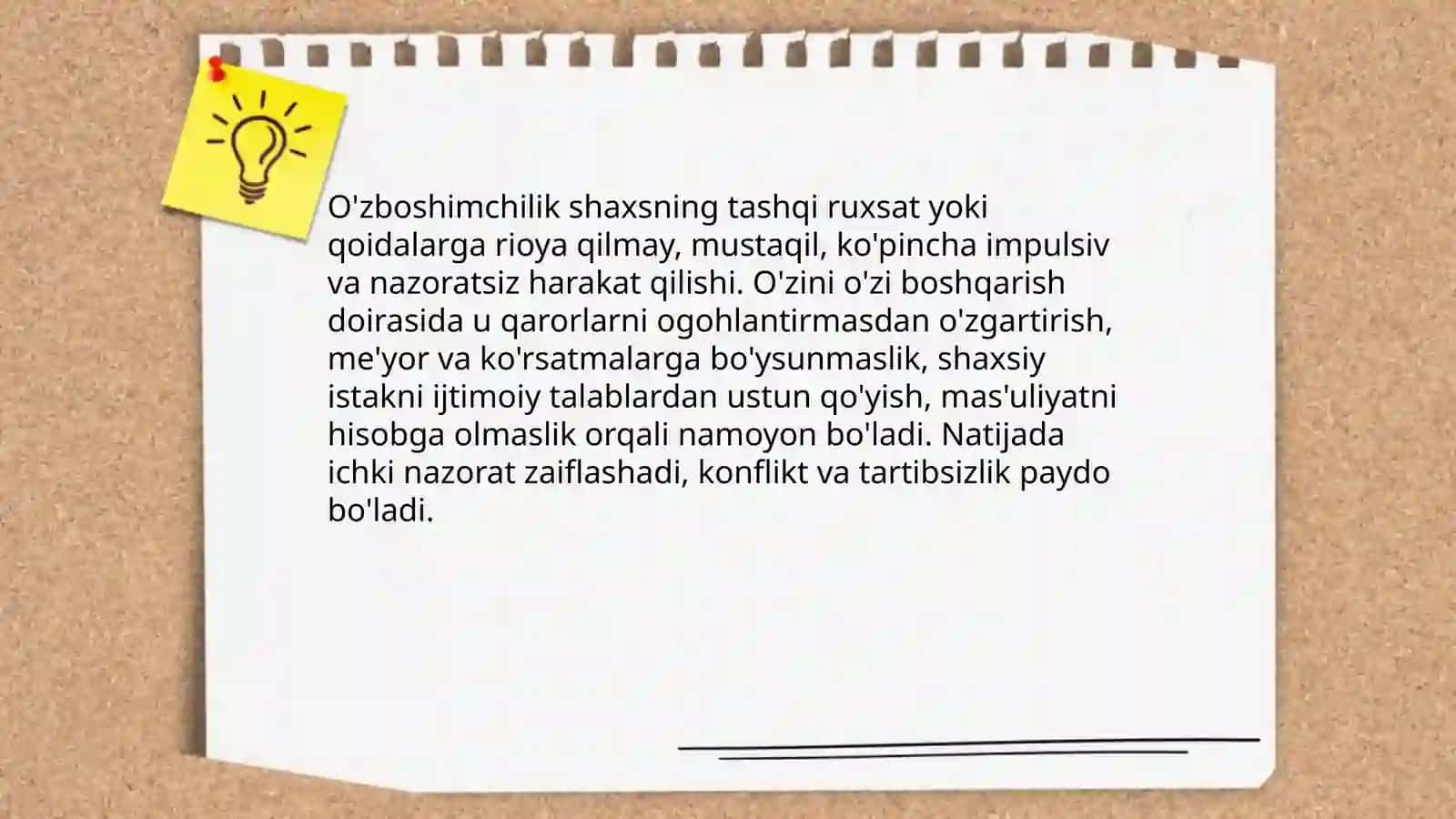O'zini o'zi boshqarish tushunchasi 4