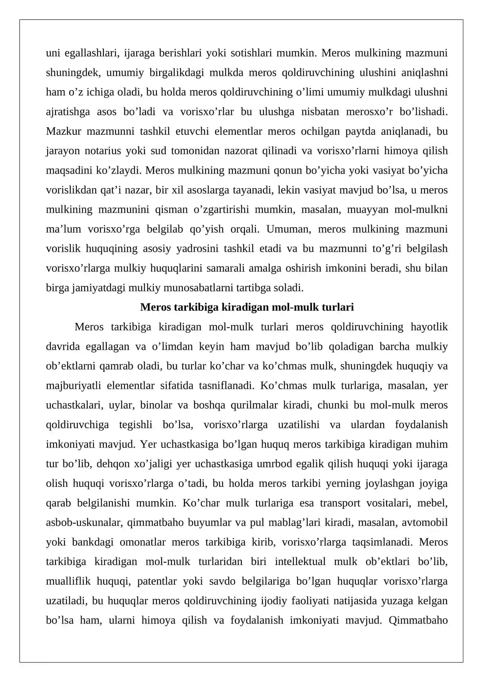 Meros mulkini qo’riqlashga doir chora-tadbirlar 4