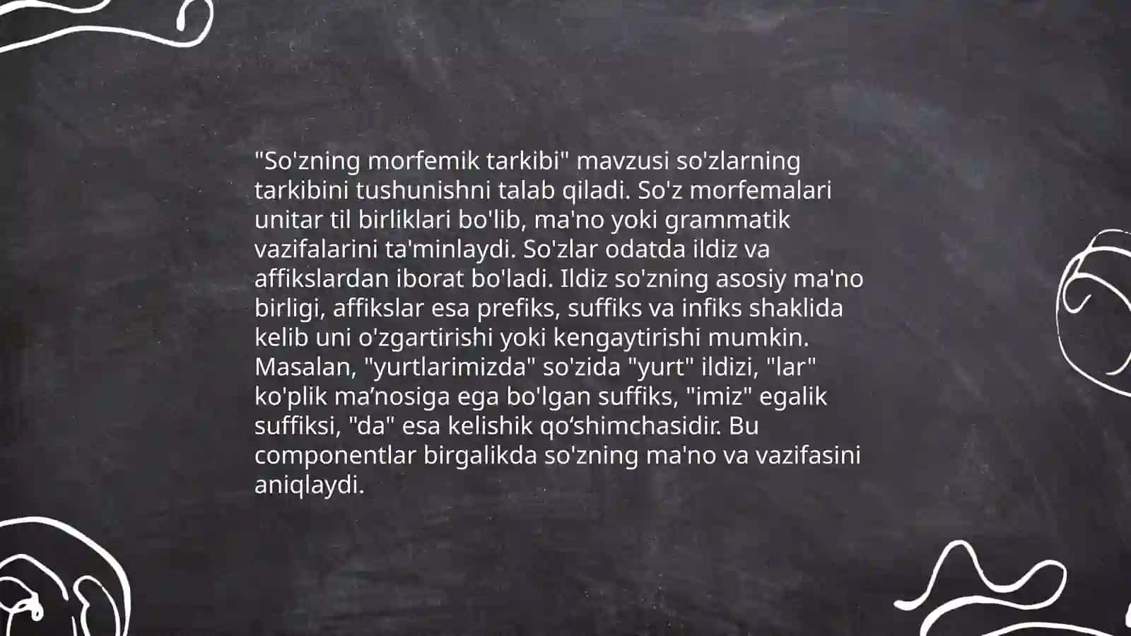 Morfema tushunchasi 4