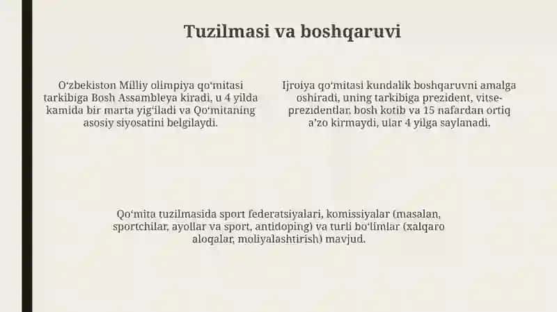 Oʻzbekiston respublikasi milliy olimpiya qoʻmitasi 4