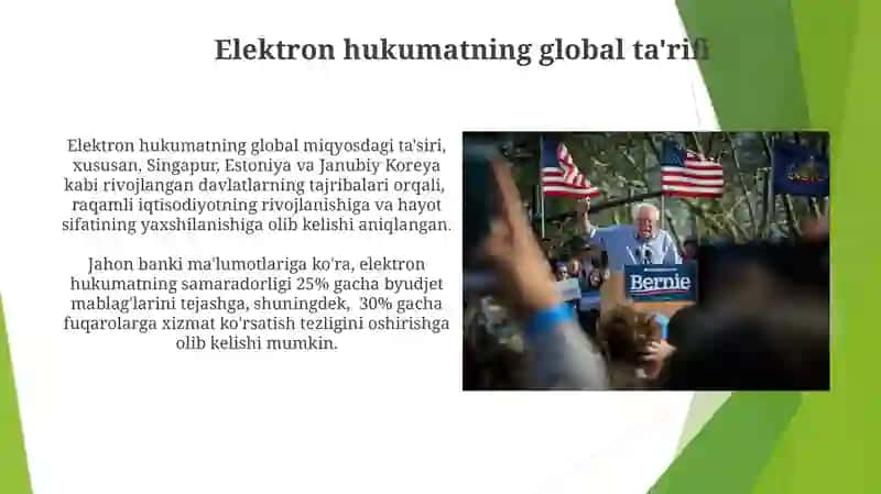 Elektron hukumatni joriy etishning jahon tajribasi 4