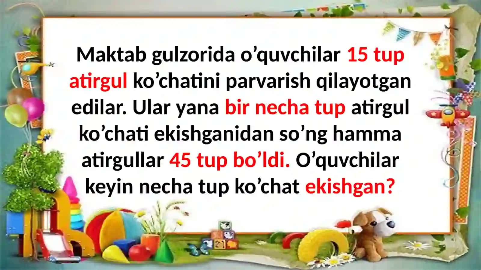 Uchib ketayotgan g’ozlar soni 4