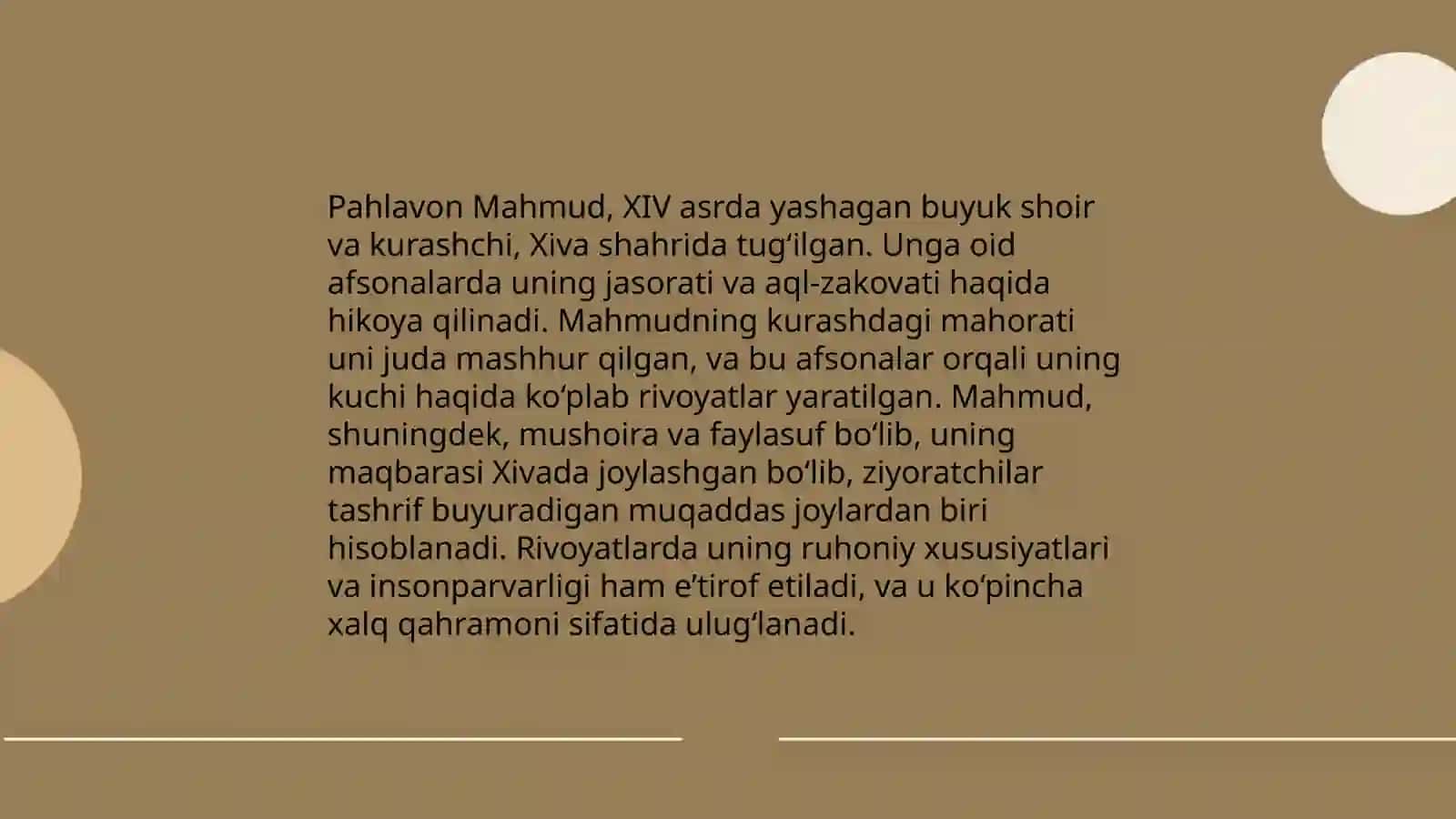Pahlavon Mahmud rivoyatlari 4