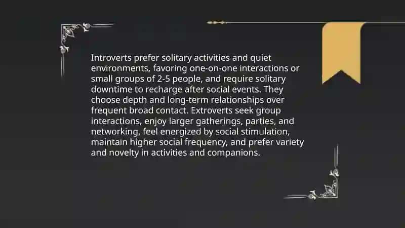 Introverted and Extroverted Personalities Comparison 4