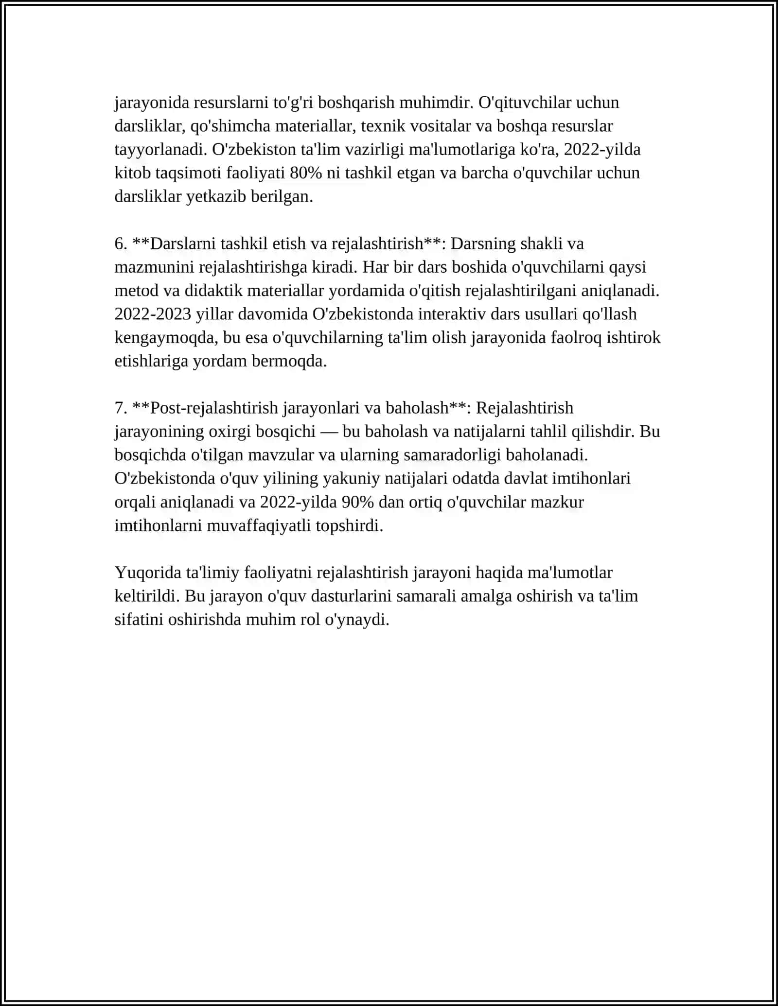 TA’LIMIY FAOLIYATNI TASHKIL ETISH VA UNGA RAHBARLIK 4