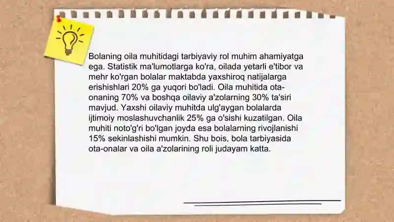 Oilada tarbiya asoslari 4