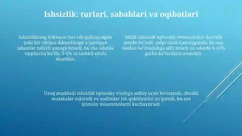 Ishchi kuchi,uning bandligi va ishsizlik 4