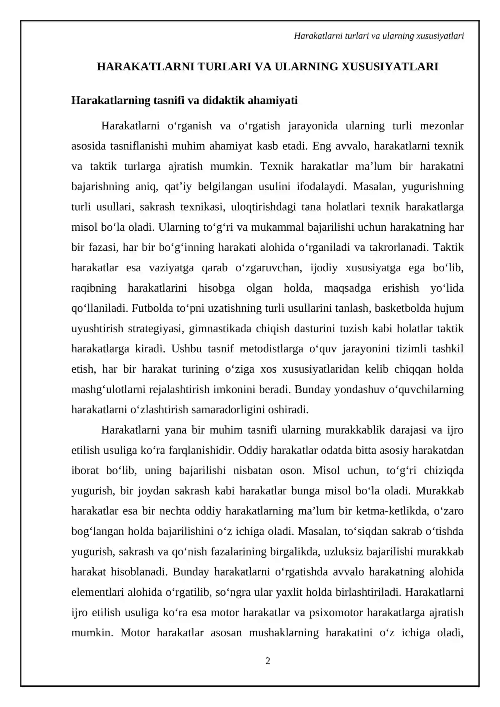 Harakatlarga urgatish metodikasi 4