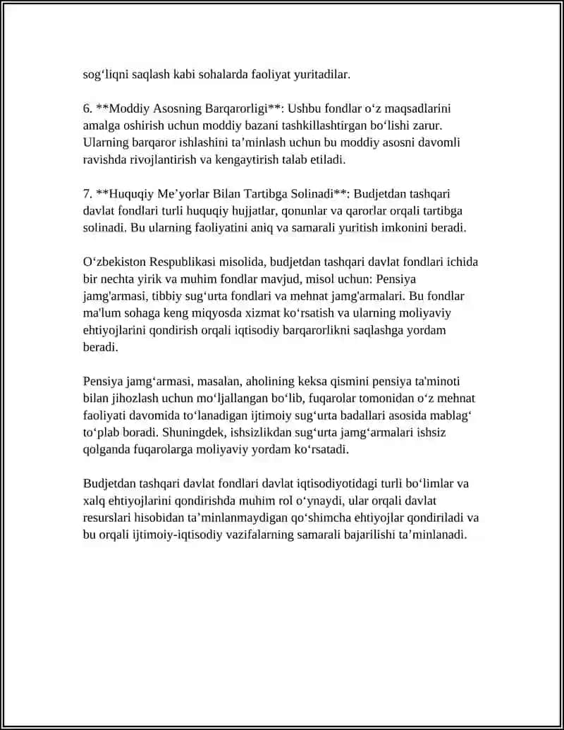 Budjetdan tashqari davlat fondlari 4