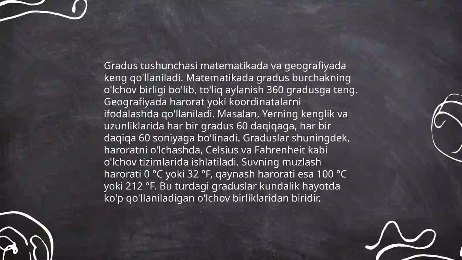 Radian va gradus 4