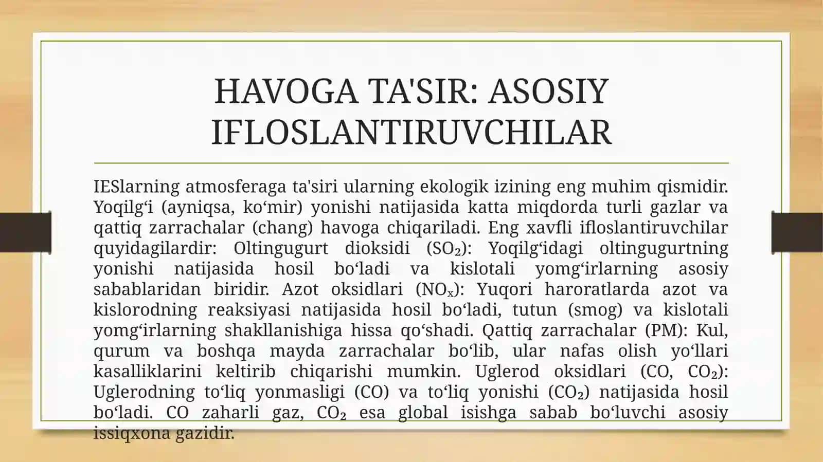 Issiqlik elektr stansiyalarining tashqi muhitga tasiri 4