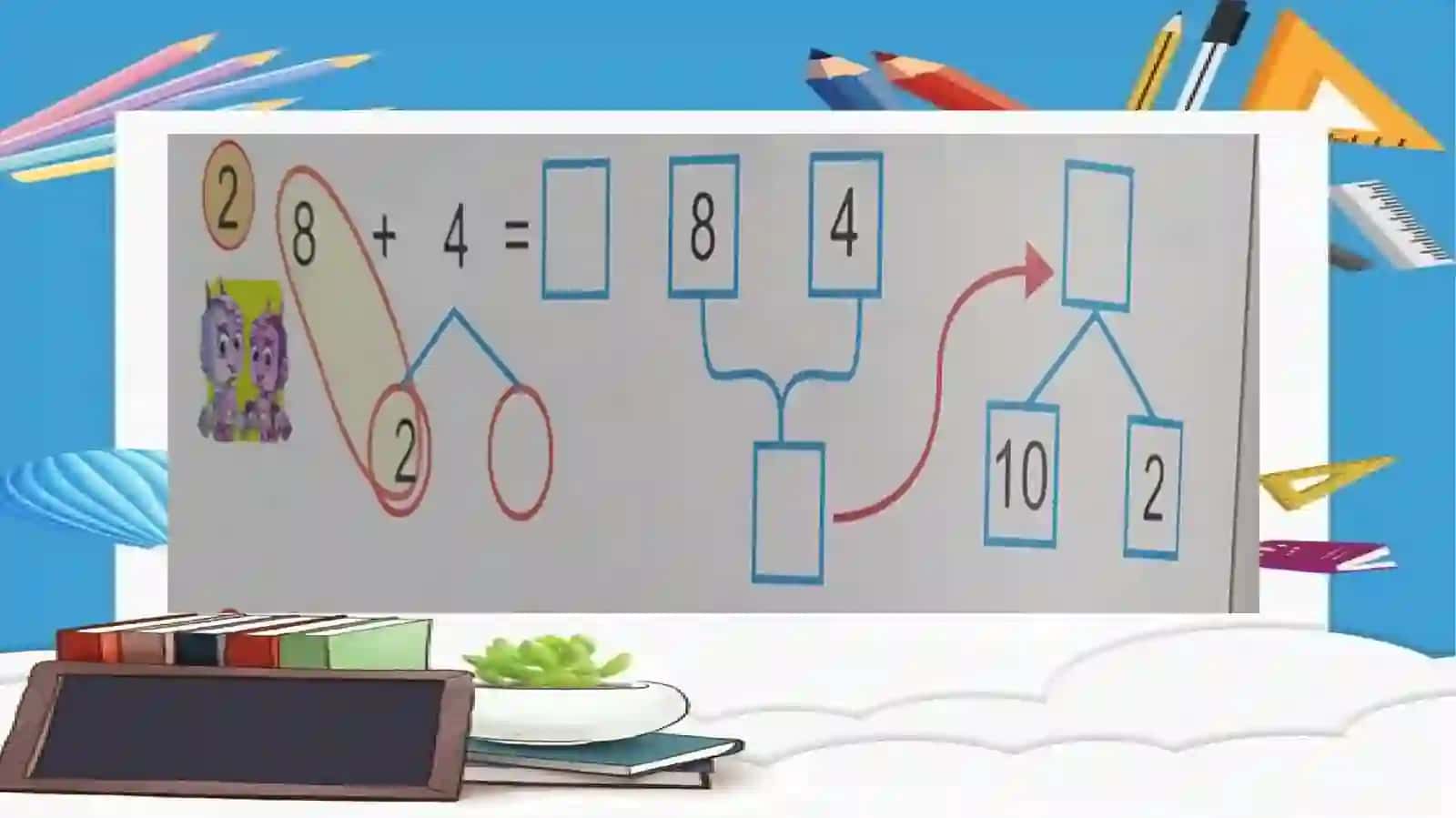 Sonlarni o`nlikdan o`tib qo`shish 4