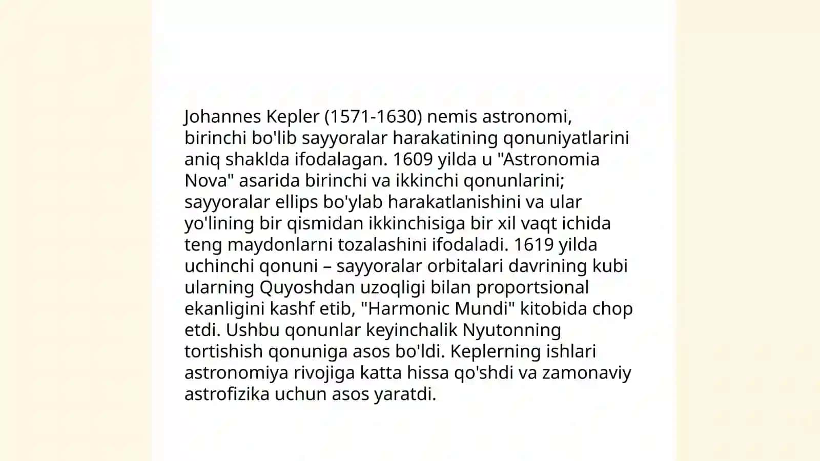 Kepler qonunlari 4