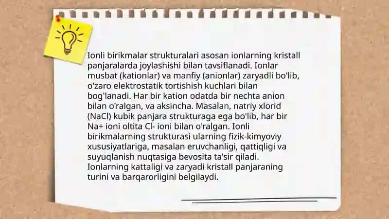 Kristrall panjaralari tuzilishi 4