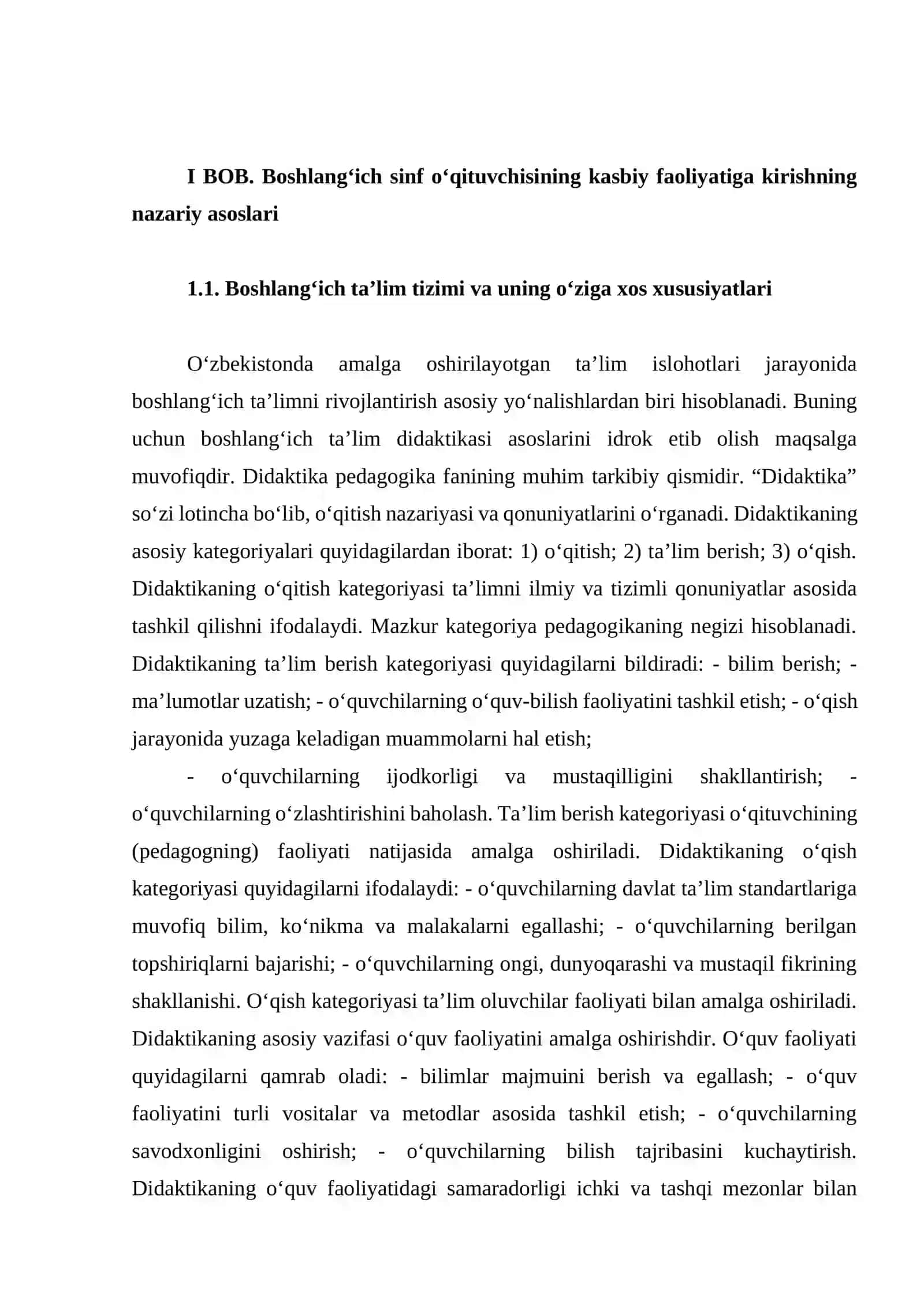 Boshlang‘ich sinf o‘qituvchisi sifatida o‘qitishga kirish 4