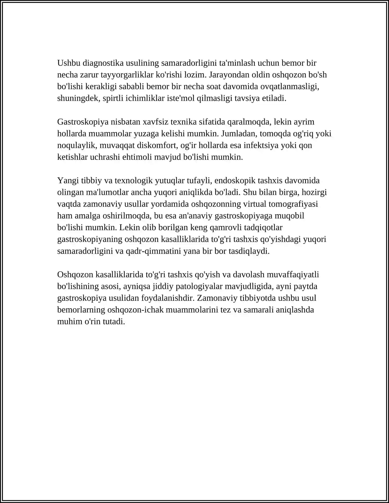 OSHQOZON KASALLIKLARIDA NUR TASHXISHI 4