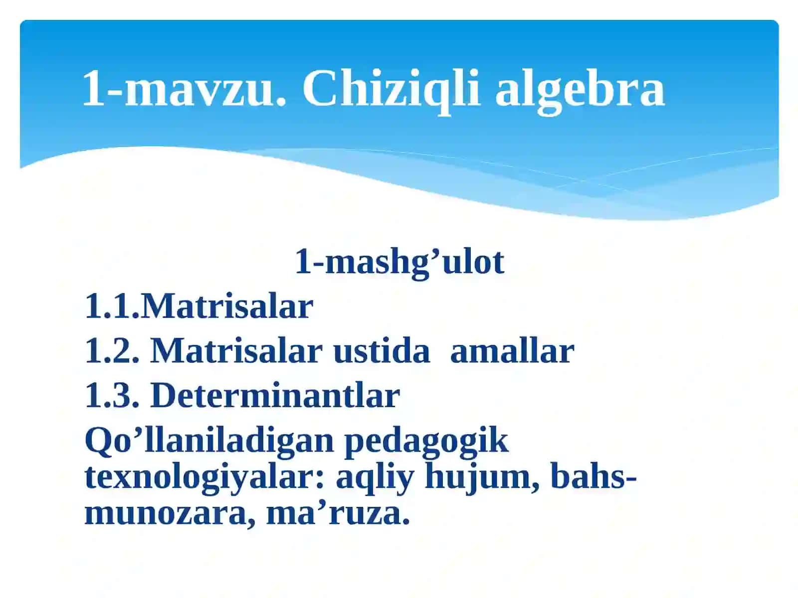 Iqtisodchilar uchun Matematika 4