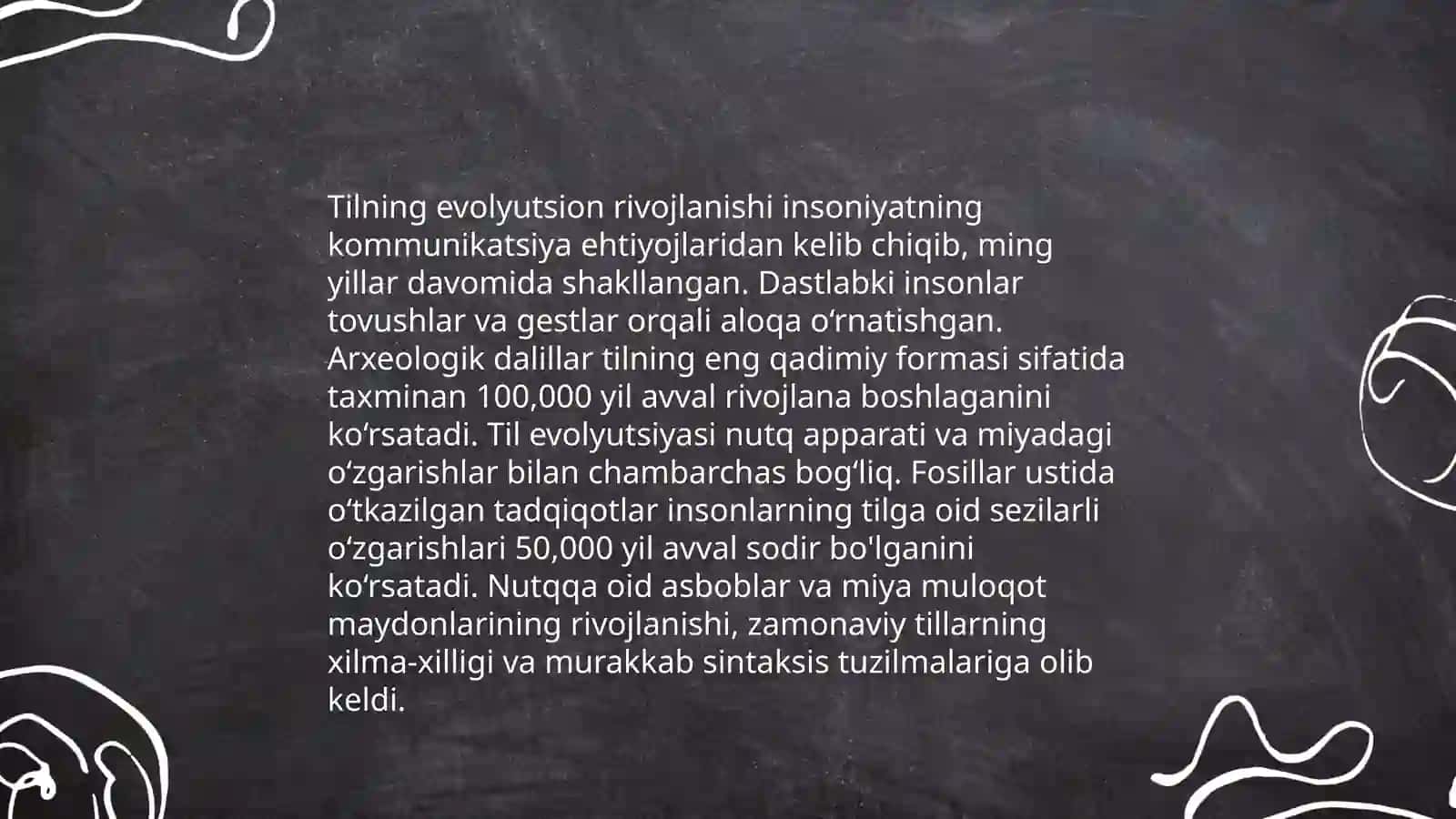 Tilning paydo boʻlishi haqidagi farazlar 4