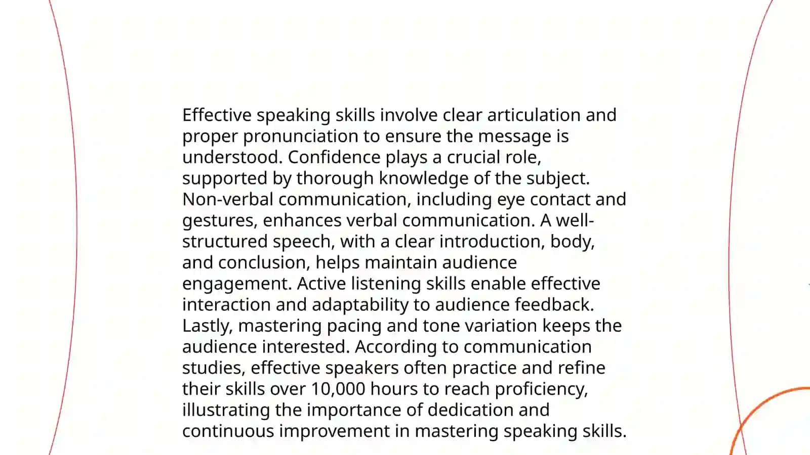 Speaking Skills Part 1,2 Summary 4