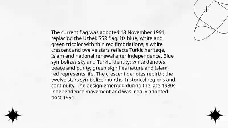 The state symbols of uzbekistan 4